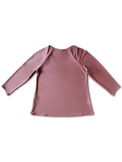 ALFANI Womens Pink Ruched Pleated Crew Neck Top M