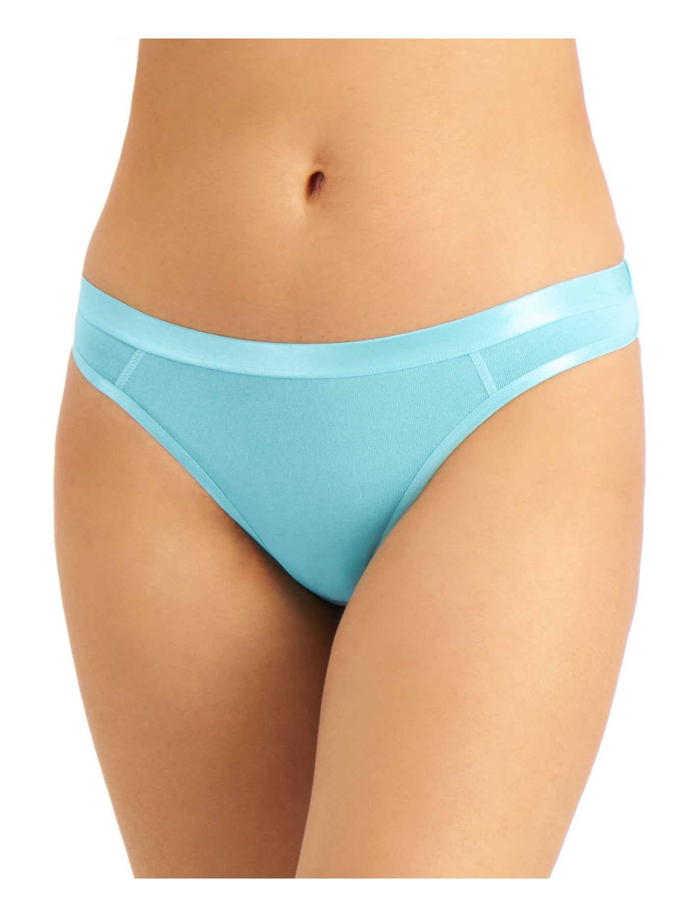 JENNI Intimates Aqua Decorative Front Seams Thong Underwear XXXL