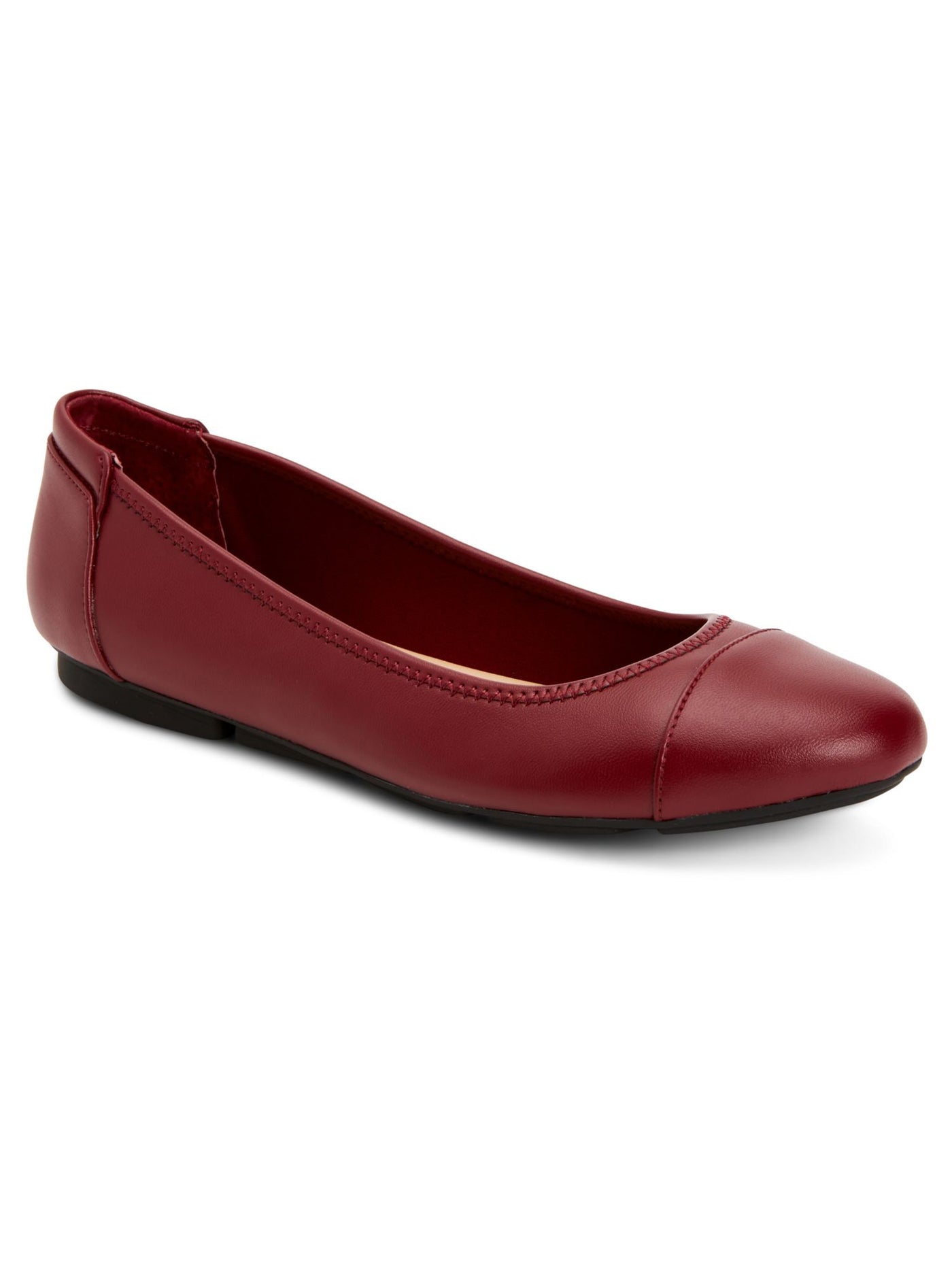 ALFANI Womens Red Flexible Breathable Padded Treaded Tavii Round Toe Slip On Ballet Flats 11 M