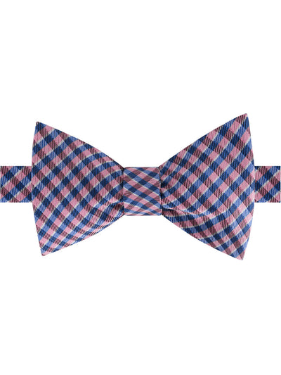 TOMMY HILFIGER Mens Red Plaid Bow Tie