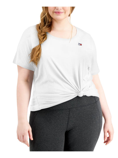 TOMMY HILFIGER SPORT Womens Short Sleeve Crew Neck T-Shirt