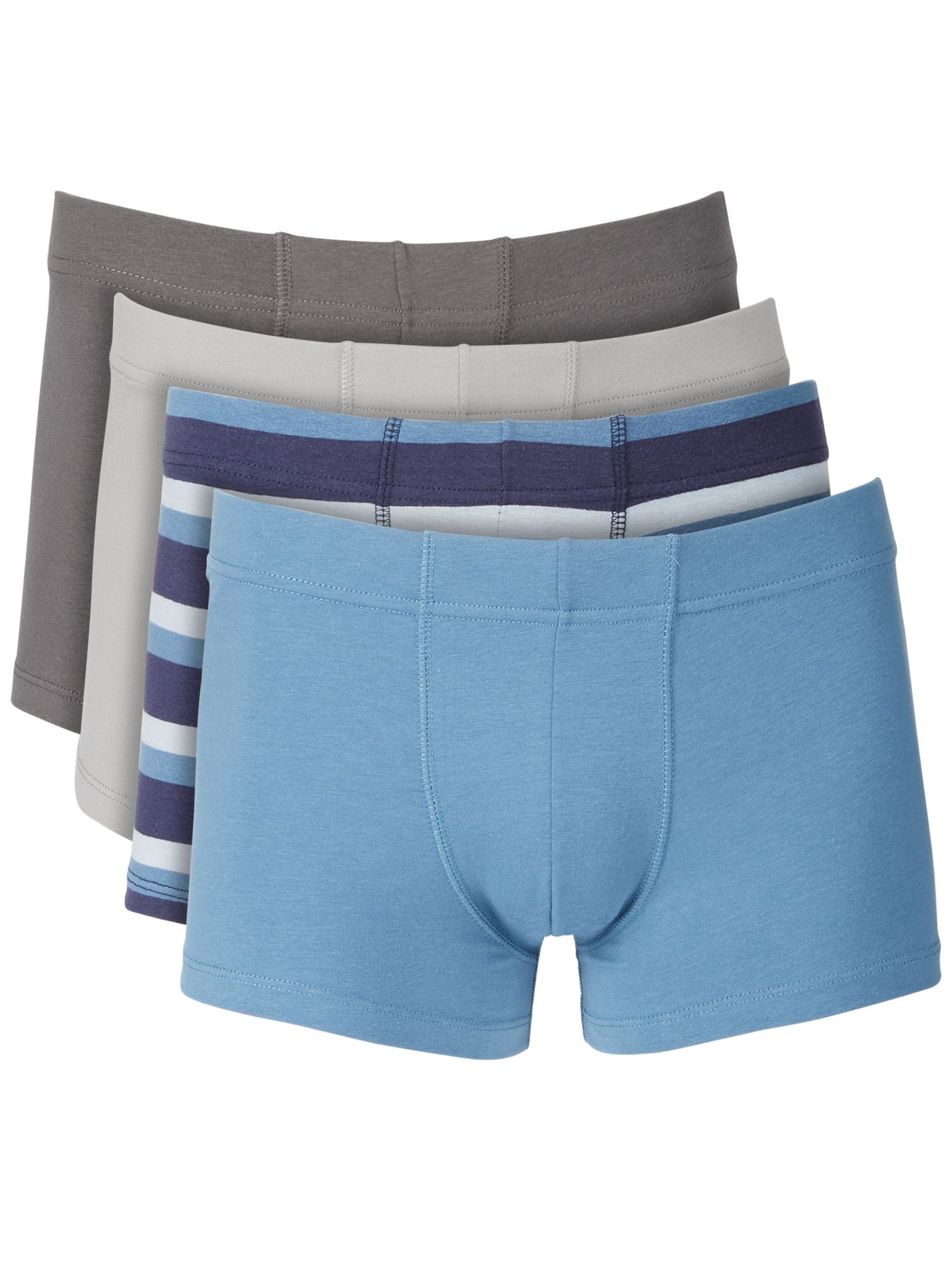 ALFANI Intimates 4 Pack Gray Trunk Underwear S