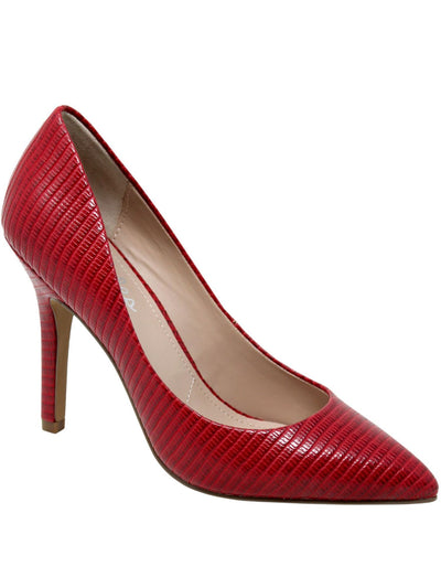 CHARLES BY CHARLES DAVID Womens Red Padded Maxx Pointed Toe Stiletto Slip On Dress Pumps Shoes 6 M