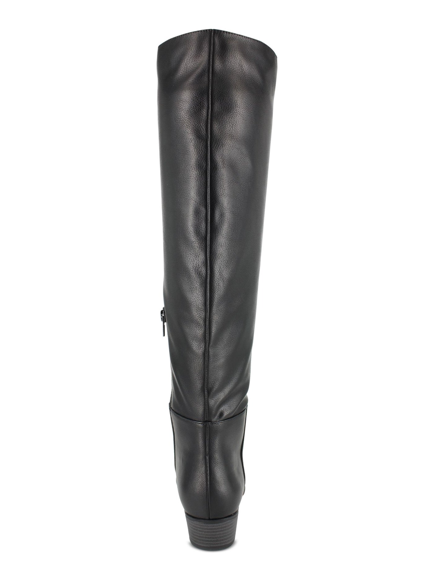 ESPRIT Womens Black Cushioned Slip Resistant Treasure Almond Toe Block Heel Zip-Up Heeled Boots 8