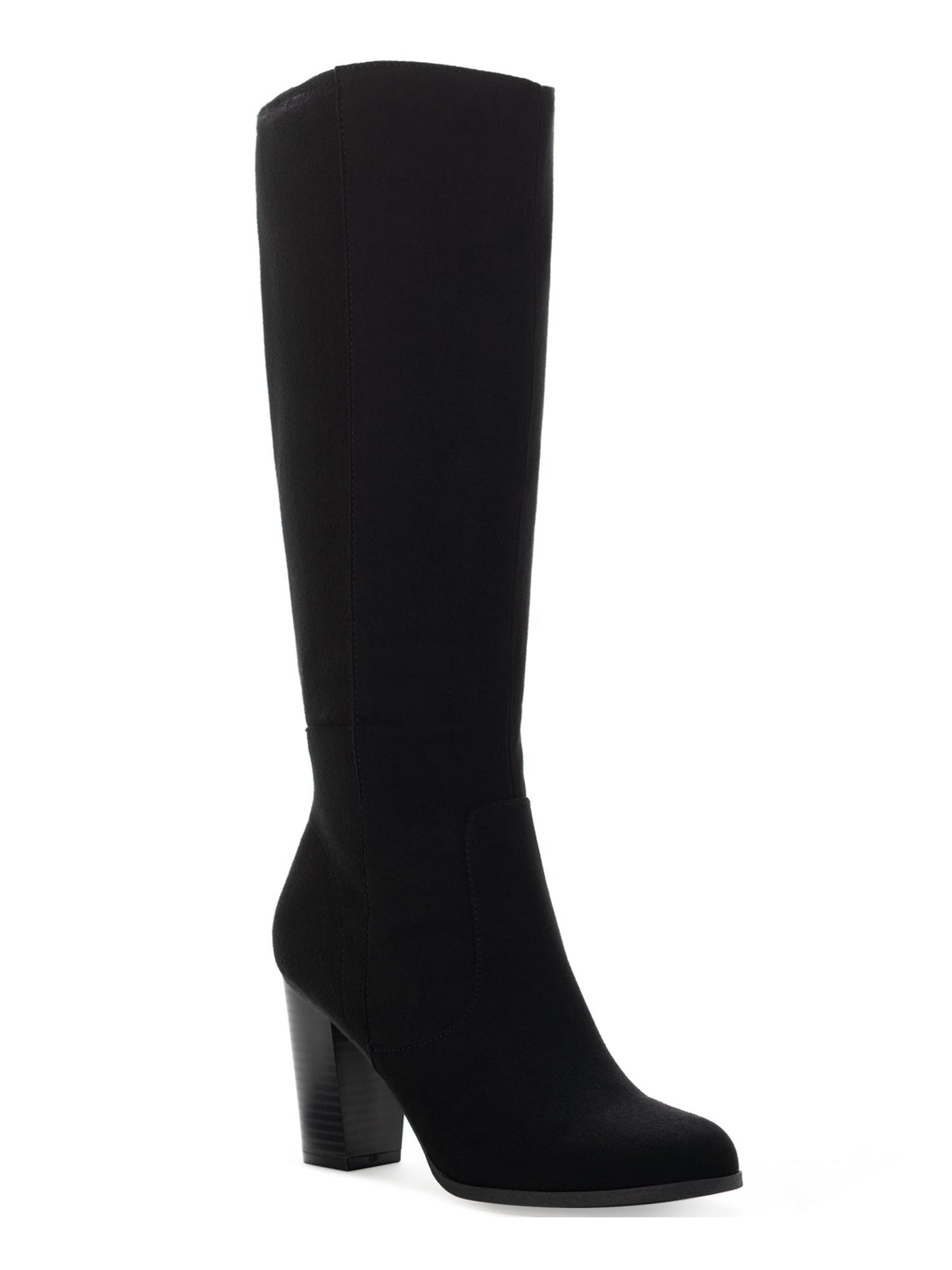 STYLE & COMPANY Womens Black Padded Cushioned Addyy Round Toe Block Heel Zip-Up Dress Boots Shoes 8 M WC