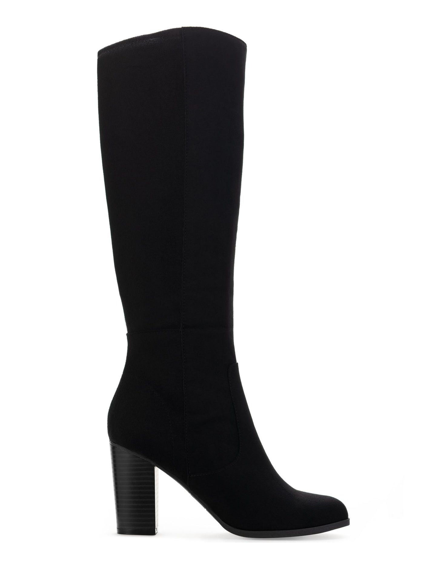 STYLE & COMPANY Womens Black Padded Cushioned Addyy Round Toe Block Heel Zip-Up Dress Boots Shoes 8 M WC