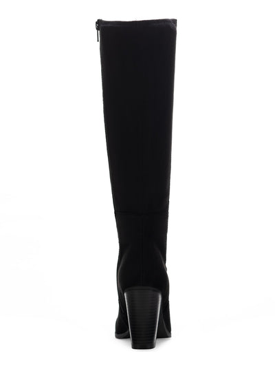 STYLE & COMPANY Womens Black Padded Cushioned Addyy Round Toe Block Heel Zip-Up Dress Boots Shoes 8 M WC