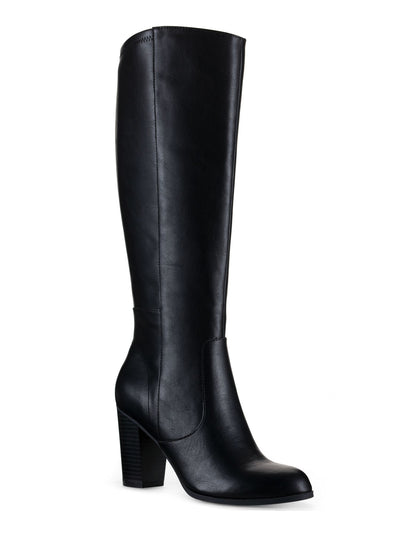 STYLE & COMPANY Womens Black Padded Addyy Round Toe Block Heel Zip-Up Heeled Boots 9.5 M WC