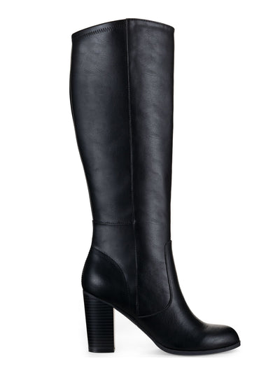 STYLE & COMPANY Womens Black Padded Addyy Round Toe Block Heel Zip-Up Heeled Boots 9.5 M WC