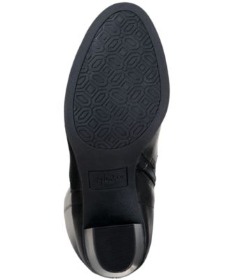 STYLE & COMPANY Womens Black Padded Addyy Round Toe Block Heel Zip-Up Heeled Boots M
