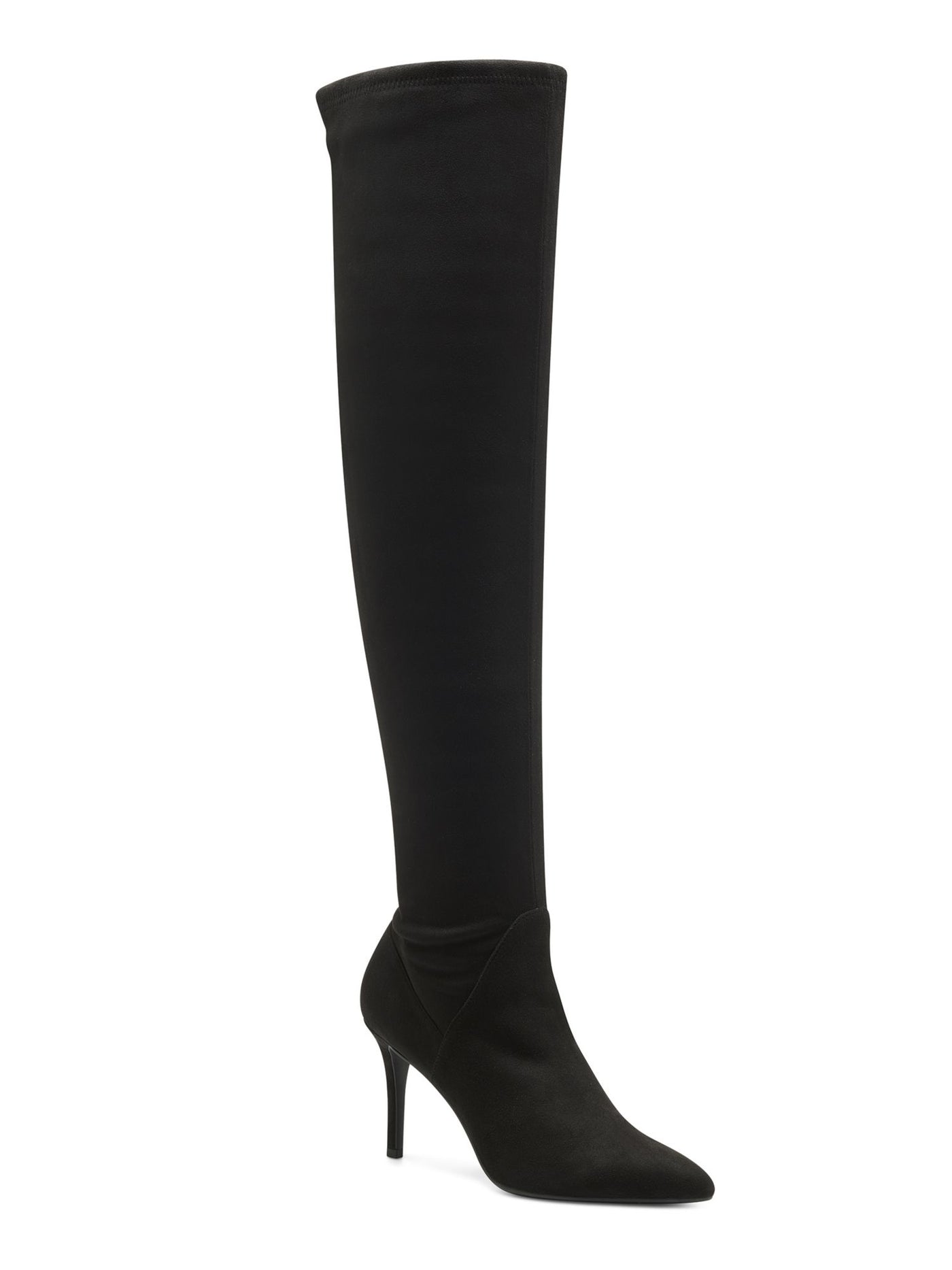JESSICA SIMPSON Womens Almond Black Cushioned Abrine Pointed Toe Stiletto Zip-Up Dress Boots 9.5 M