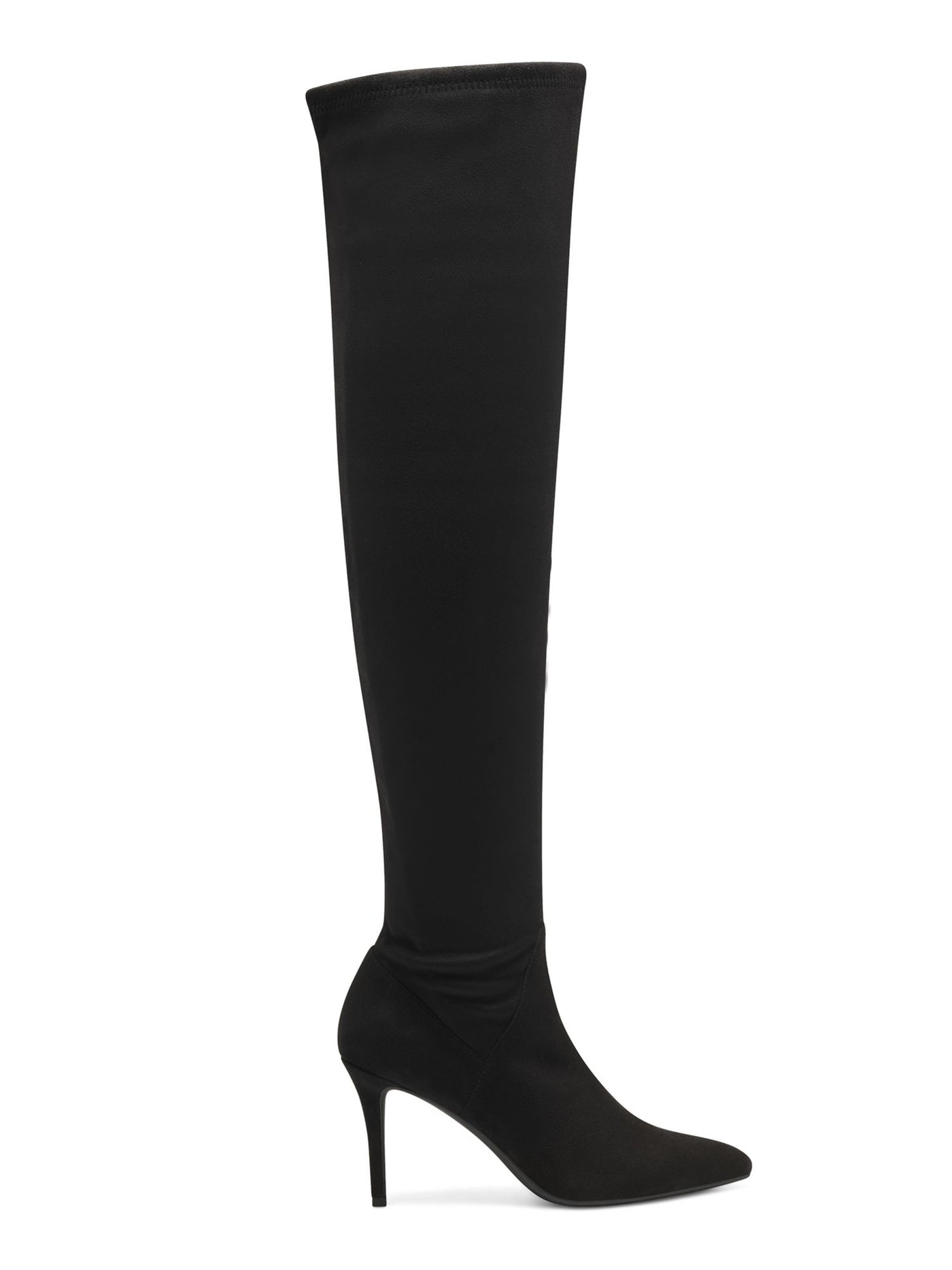 JESSICA SIMPSON Womens Almond Black Cushioned Abrine Pointed Toe Stiletto Zip-Up Dress Boots 9.5 M