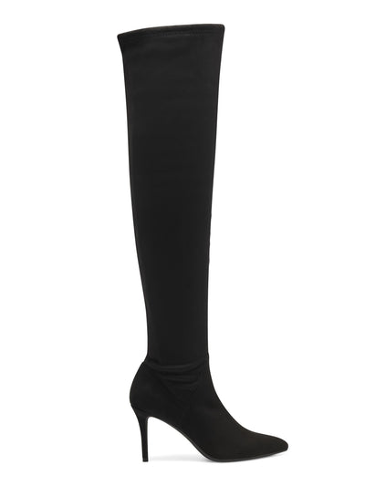 JESSICA SIMPSON Womens Almond Black Cushioned Abrine Pointed Toe Stiletto Zip-Up Dress Boots 6 M