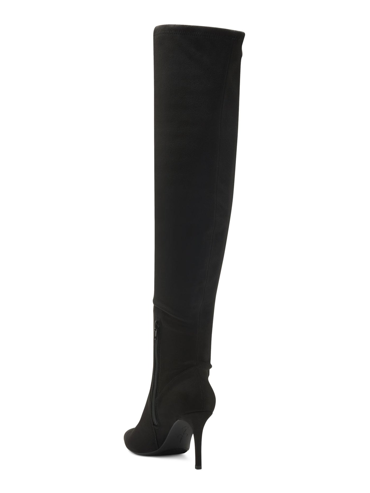 JESSICA SIMPSON Womens Almond Black Cushioned Abrine Pointed Toe Stiletto Zip-Up Dress Boots 9.5 M