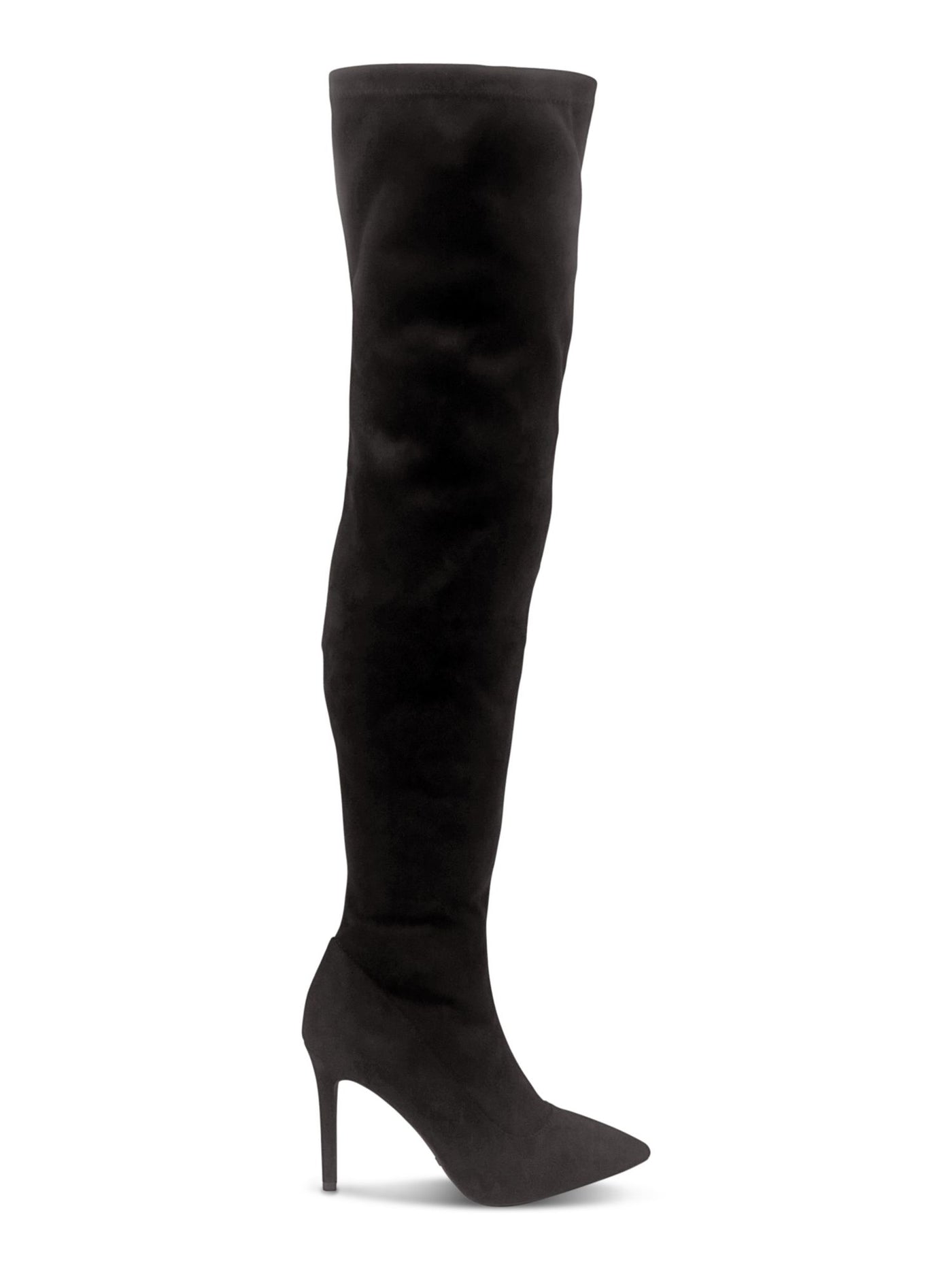 THALIA SODI Womens Black Cushioned Pointed Toe Stiletto Zip-Up Dress Boots 8.5