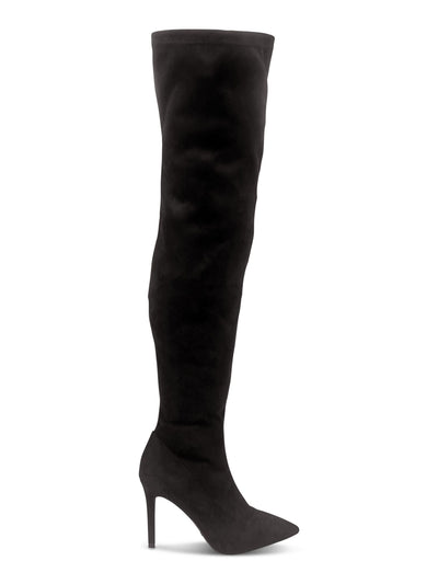 THALIA SODI Womens Black Cushioned Pointed Toe Stiletto Zip-Up Dress Boots 9.5