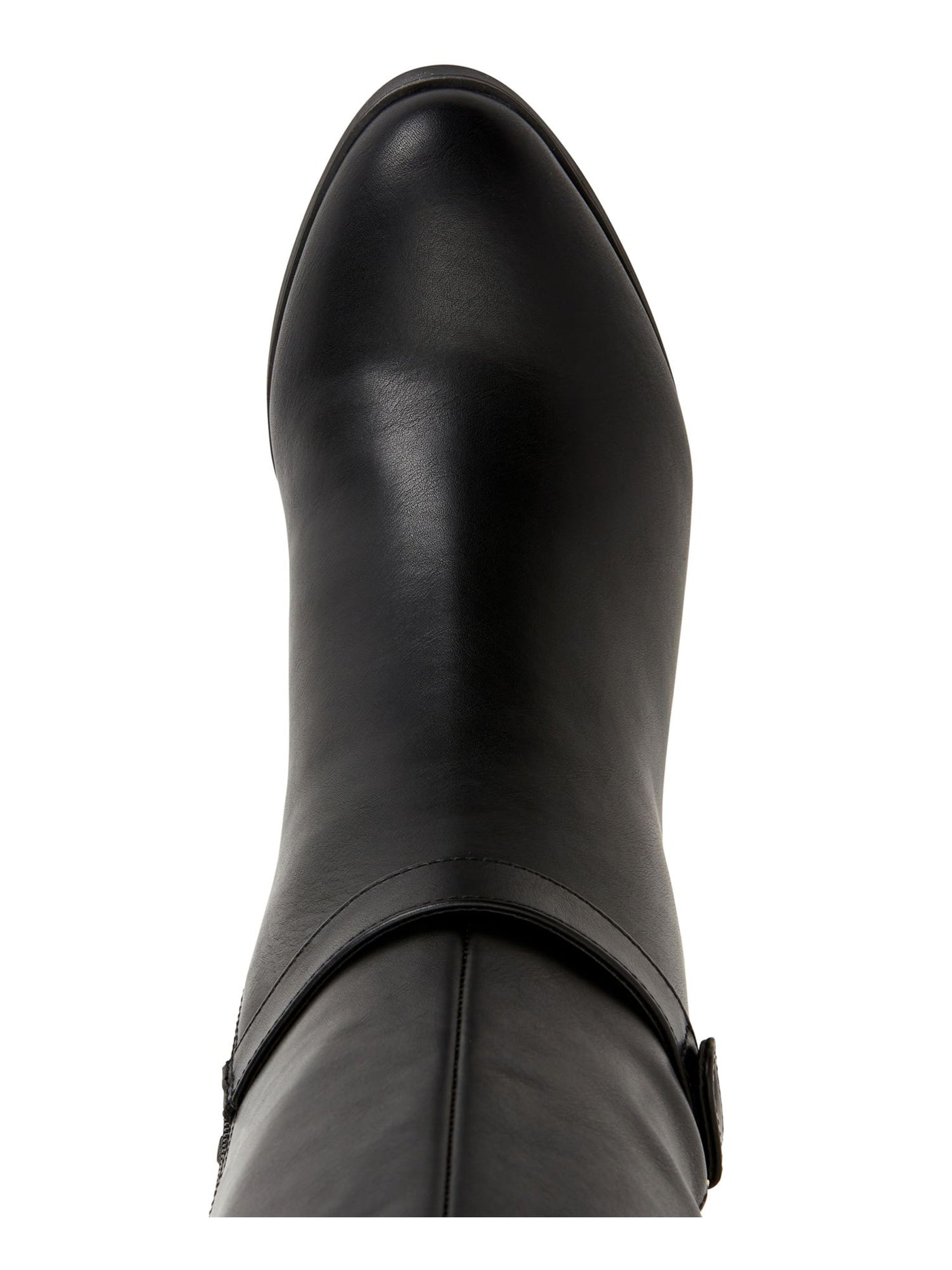CHARTER CLUB Womens Black Buckle Accent Block Heel Zip-Up Heeled Boots 10 M