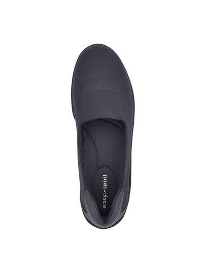 EASY SPIRIT Womens Navy Arch Support Cushioned Gift Almond Toe Slip On Flats Shoes 8 M