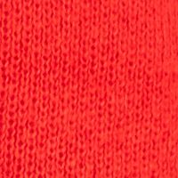 BAR III Womens Red Fringed Long Sleeve Sweater