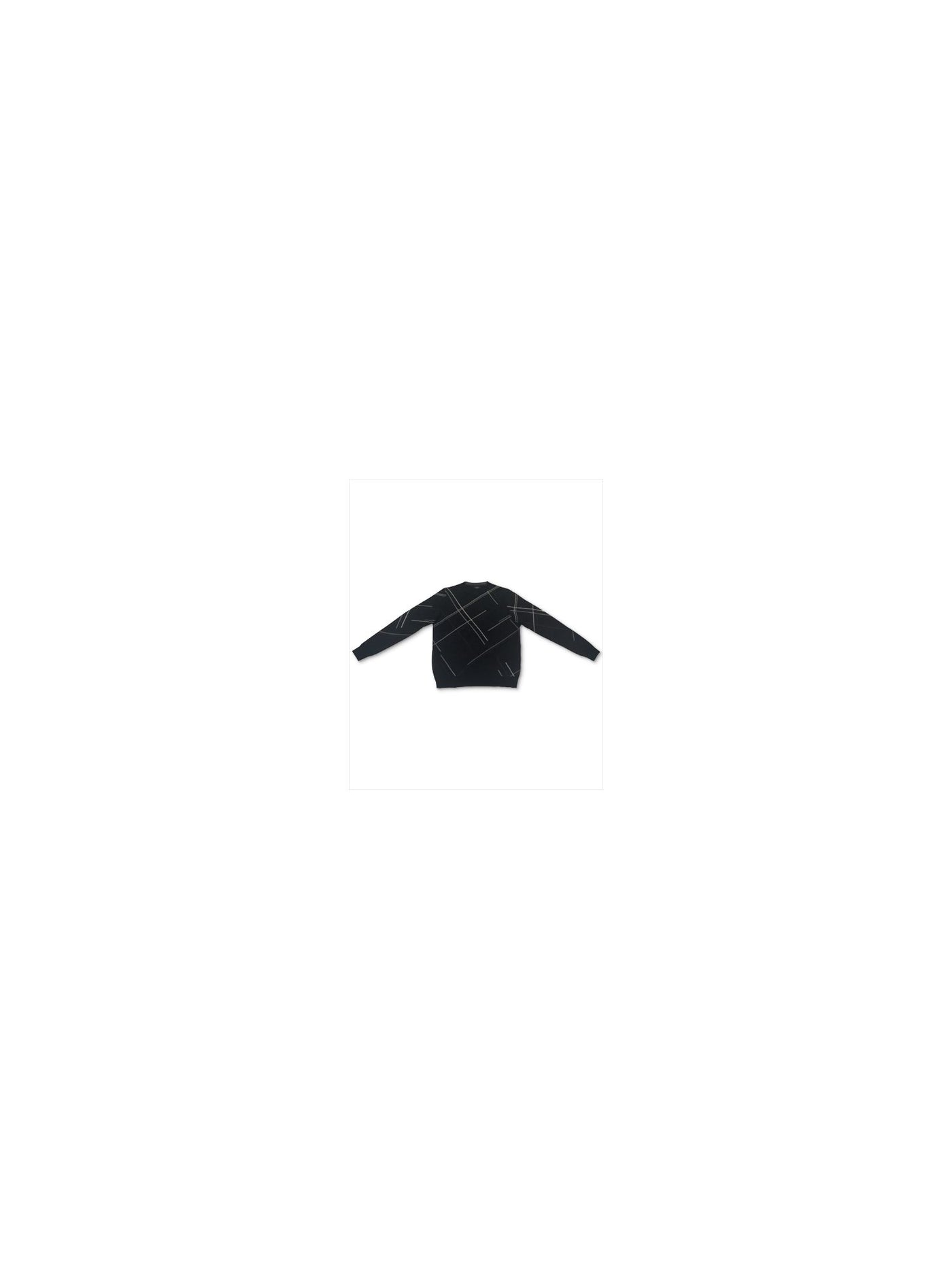 ALFANI Mens Black Crew Neck Pullover Sweater XXL