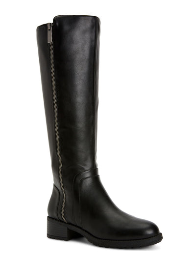 STYLE & COMPANY Womens Black Round Toe Zip-Up Boots Shoes 5.5