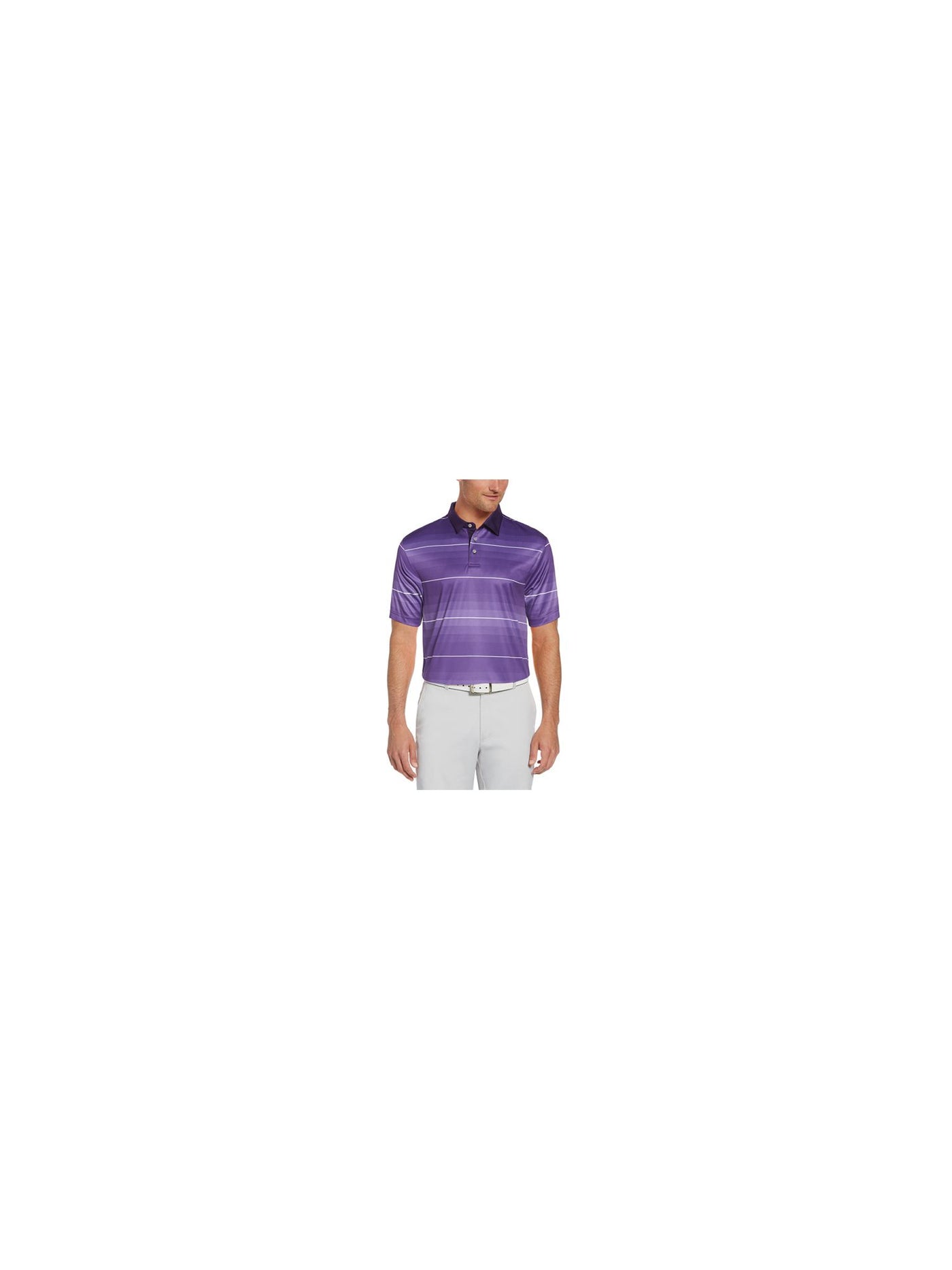 PGA TOUR Mens Purple Polo S