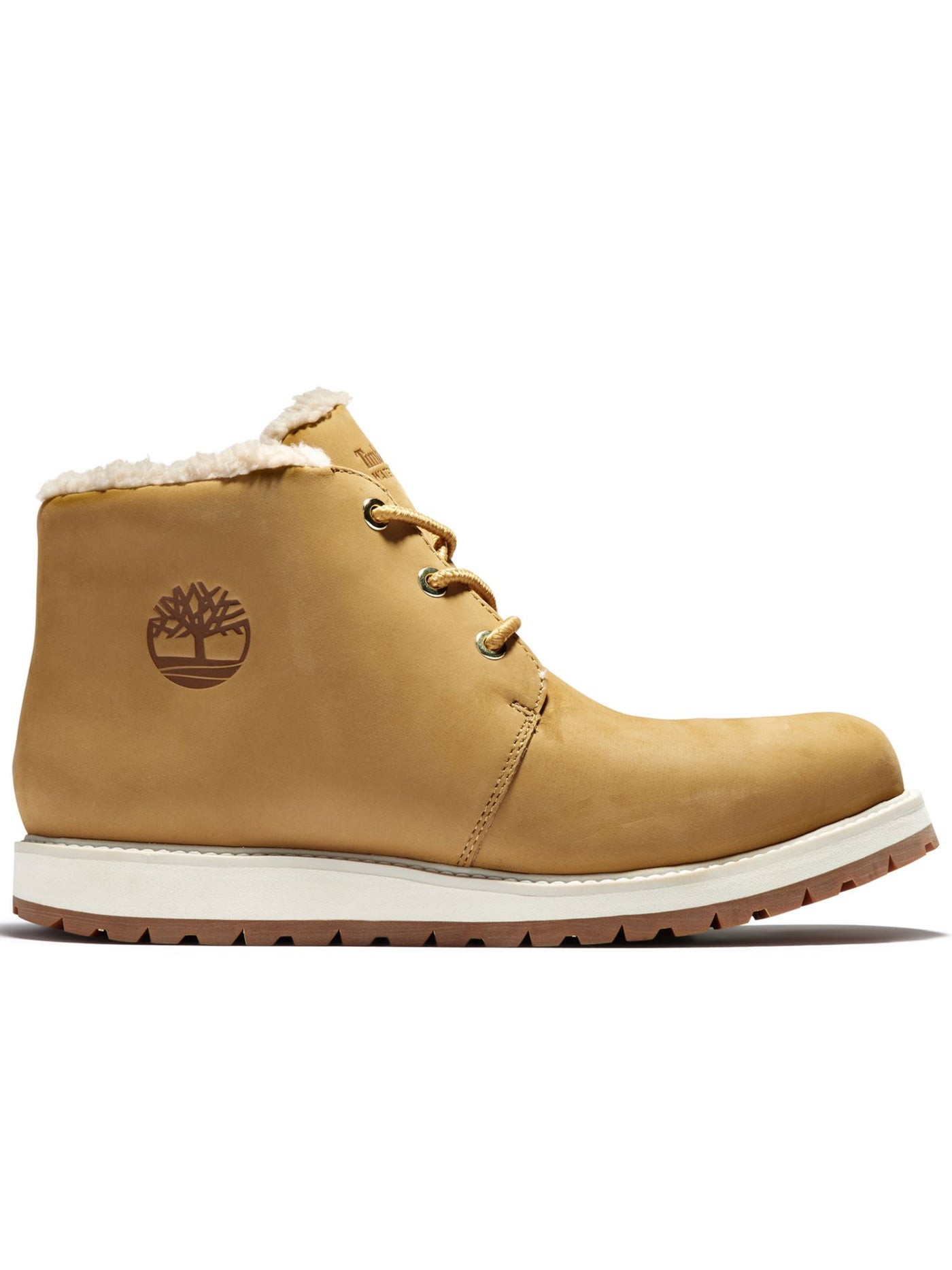 TIMBERLAND Mens Beige Water Resistant Lug Sole Richmond Ridge Round Toe Wedge Lace-Up Leather Chukka Boots 10 M