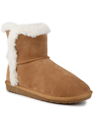 SUGAR Womens Brown Comfort Poppy Round Toe Snow Boots 9 M
