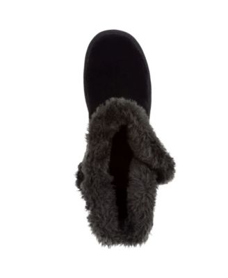 SUGAR Womens Black Comfort Poppy Round Toe Snow Boots 6 M