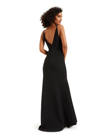 BCX Womens Rhinestone Slitted Sleeveless Full-Length Formal Empire Waist Dress