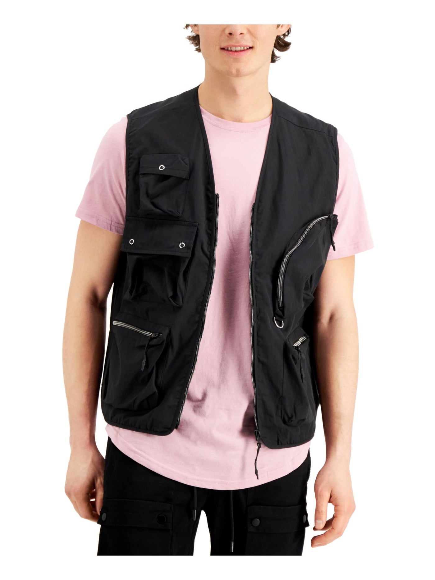 KUWALLA TEE Mens Black Vest Jacket XL