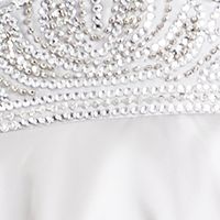 B DARLIN Womens Beaded Spaghetti Strap V Neck Full-Length Prom Dress