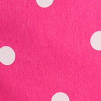 RILEY&RAE Womens Pink Zippered Tie Polka Dot Midi Faux Wrap Skirt