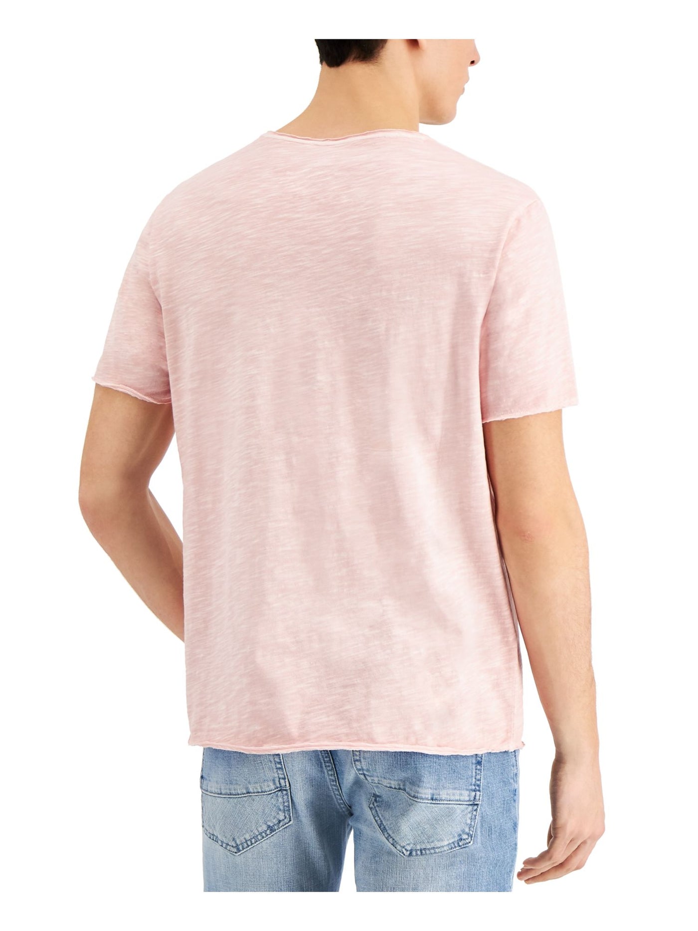 INC Mens Pink Heather Cotton T-Shirt XL