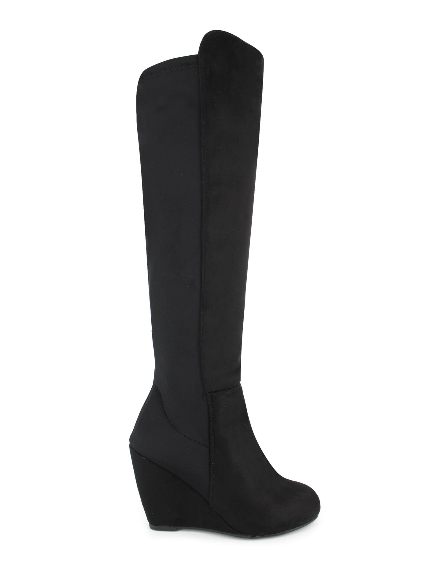 BEBE Womens Black Zipper Hidden Heel Padded Houstyn Round Toe Wedge Heeled Boots 10 M