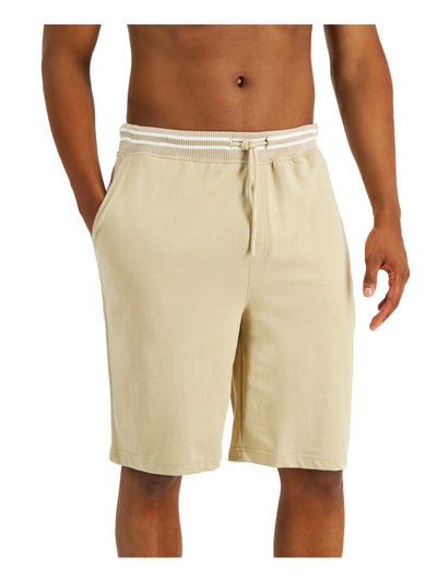 CLUBROOM Intimates Beige Pocketed Sleep Shorts L