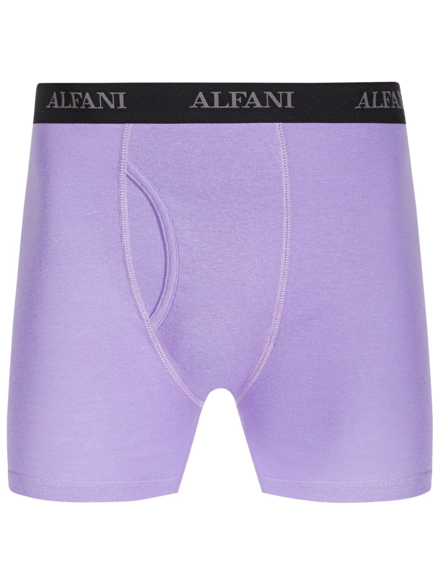 ALFATECH BY ALFANI Intimates 5 Pack Purple Logo Waistband Contour Pouch Boxer Brief Underwear S