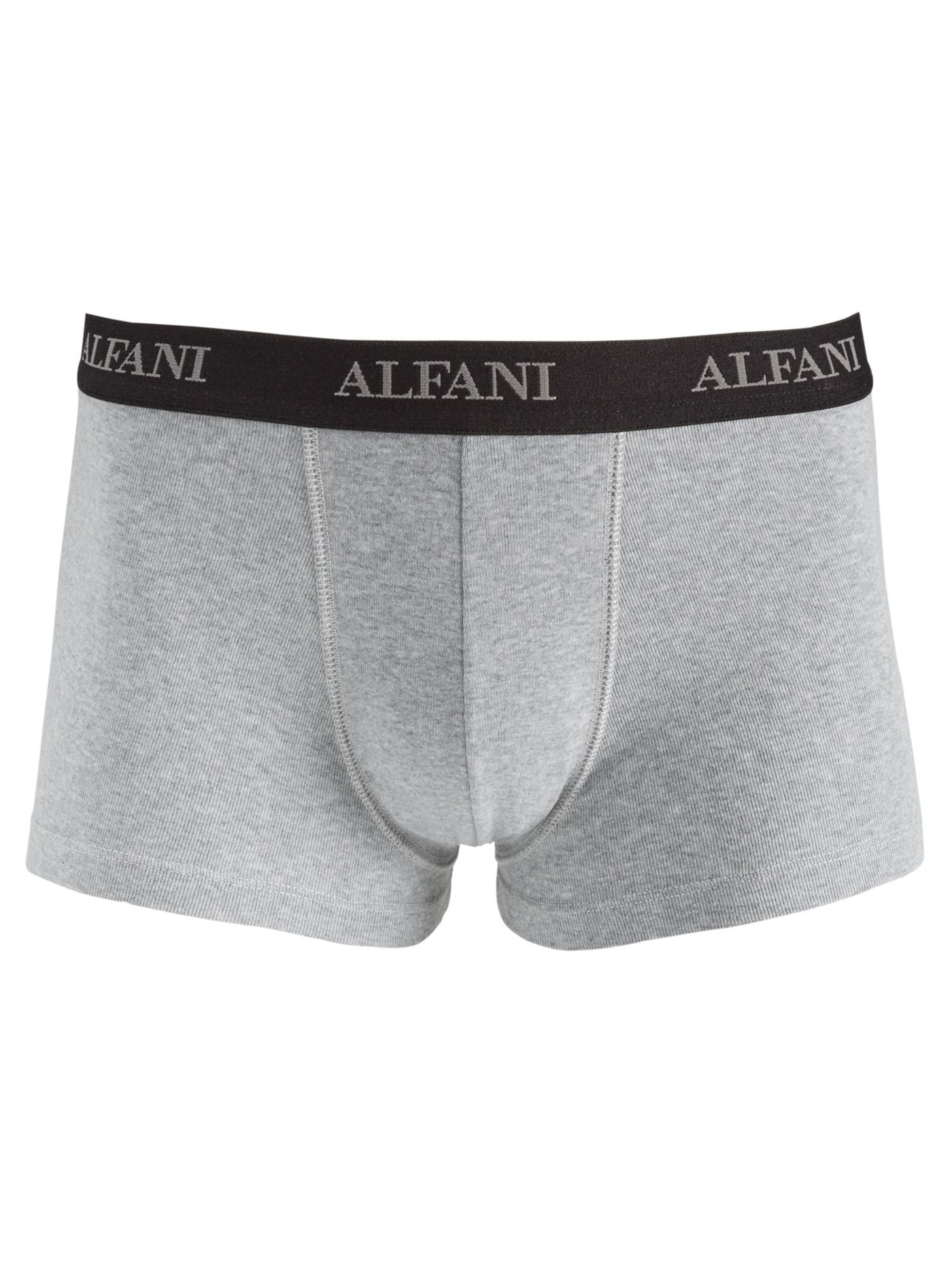 ALFANI Intimates 5 Pack Gray Logo Waistband Trunk Underwear L