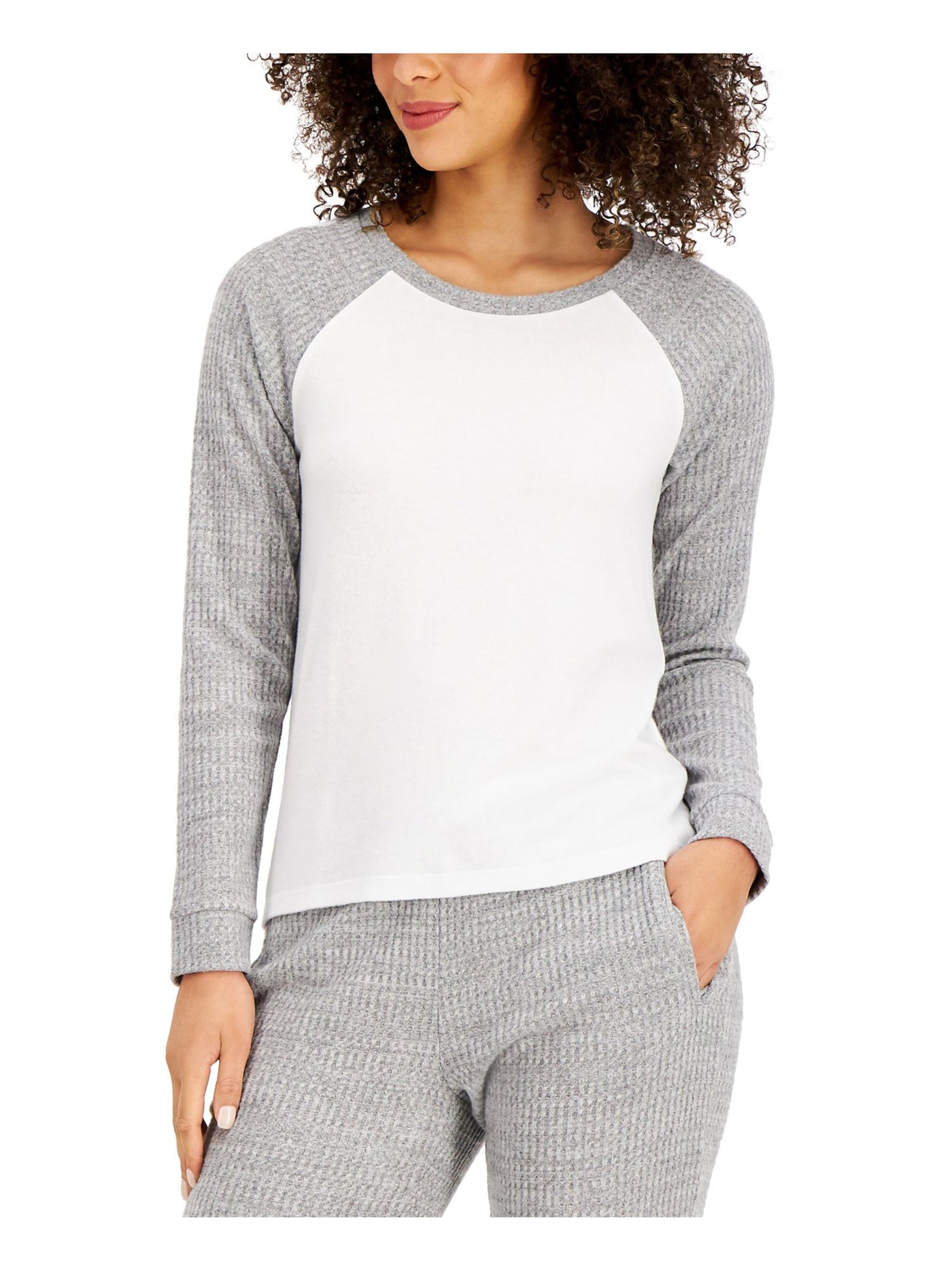 ALFANI Intimates Gray Sleep Shirt Pajama Top XS