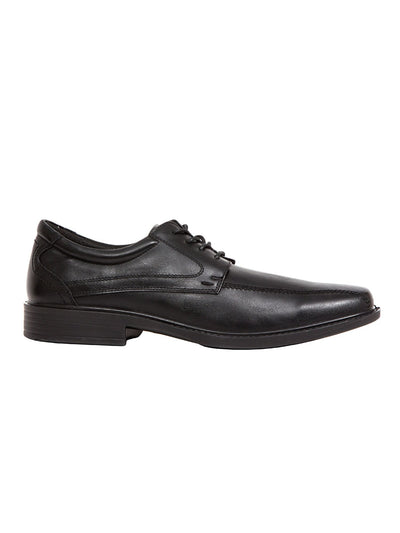 DEER STAGS Mens Black Cushioned Moisture Wicking Galant Round Toe Lace-Up Dress Oxford Shoes 12 M