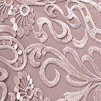 JS COLLECTION Womens Pink Pleated Zippered Flutter Sleeve Jewel Neck Full-Length Evening Gown Dress