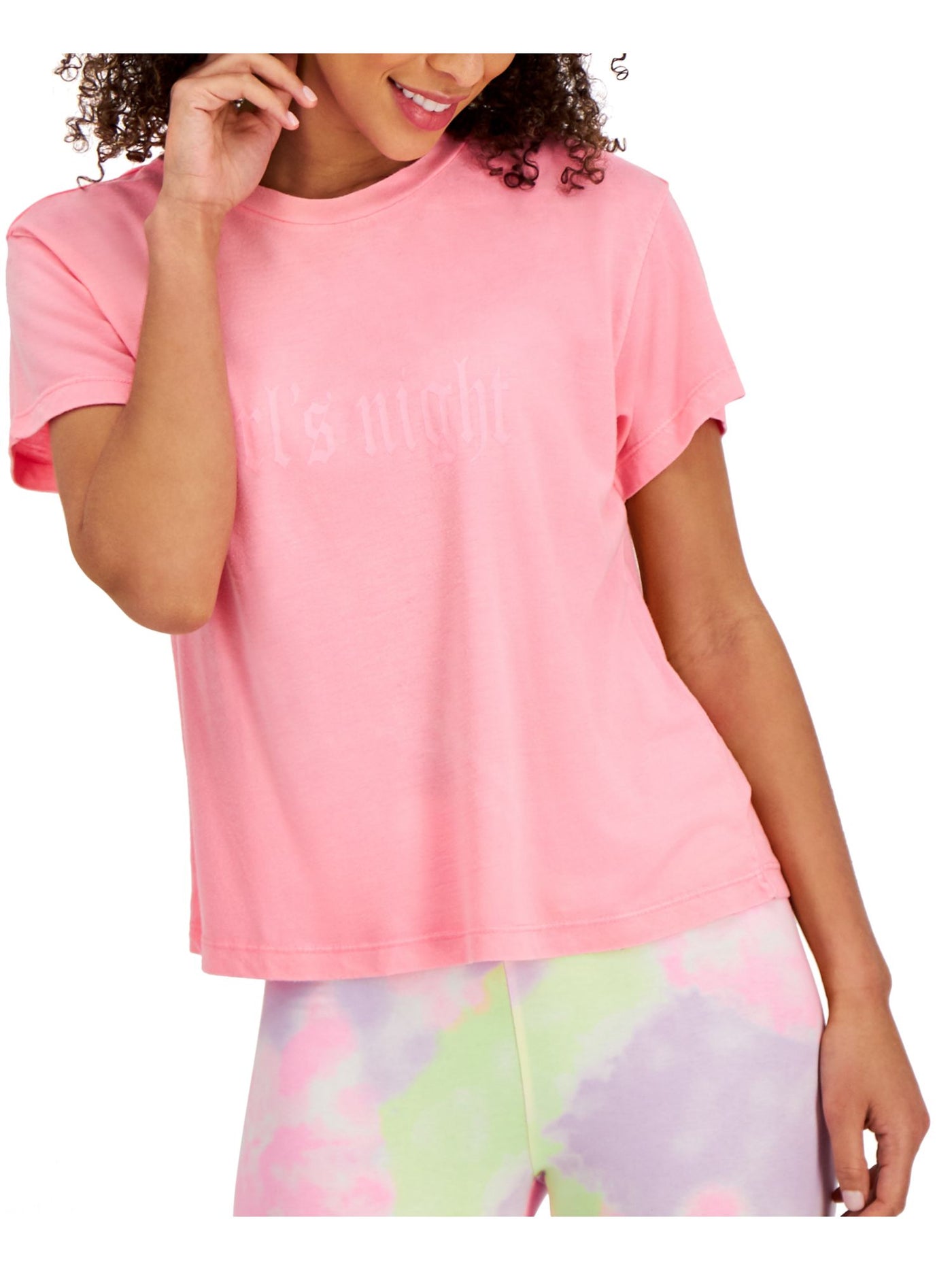 JENNI Intimates Pink Sleep Shirt Pajama Top XS