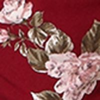 ULTRA FLIRT Womens Floral Long Sleeve Scoop Neck Short Sheath Dress