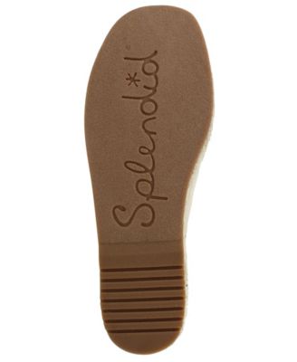 SPLENDID Womens Beige Animal Print Padded Frayed Lilly Round Toe Platform Slip On Espadrille Shoes M