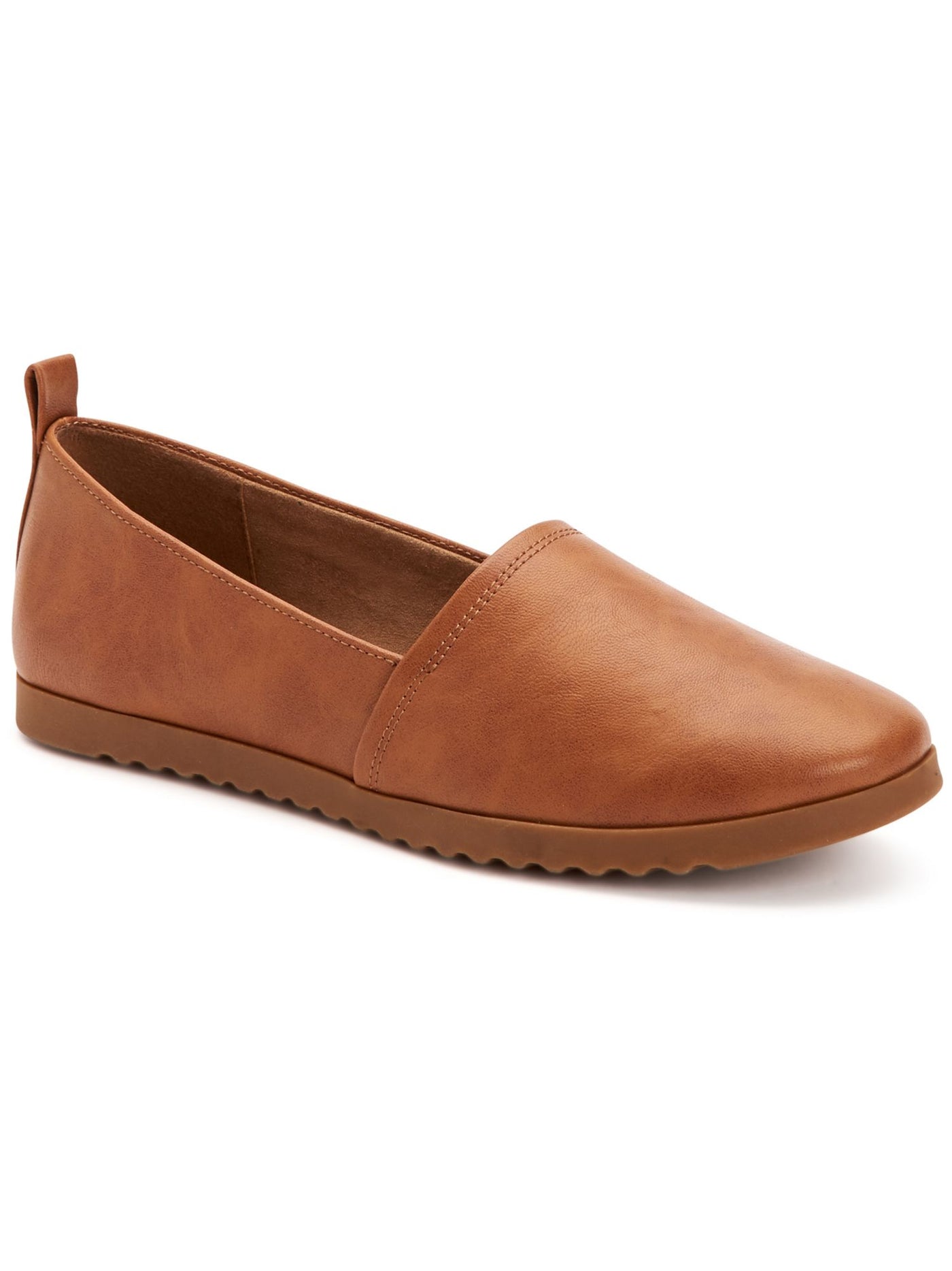 STYLE & COMPANY Womens Beige Padded Goring Nouraa Round Toe Platform Slip On Flats Shoes 8.5 M