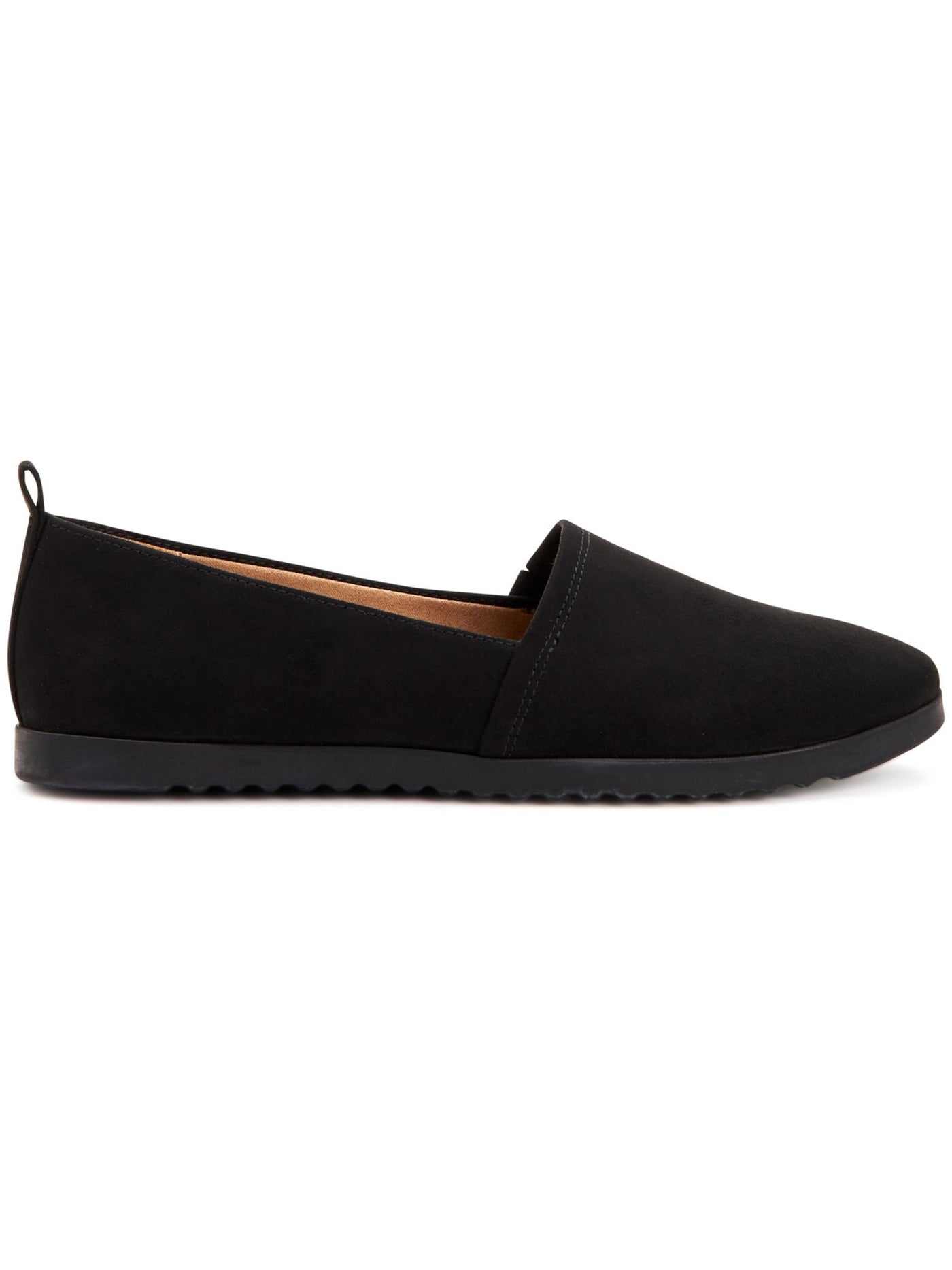 STYLE & COMPANY Womens Black Goring Padded Noura Round Toe Slip On Flats Shoes 7 M