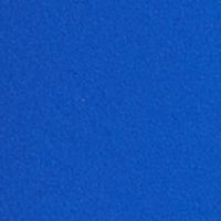 CALVIN KLEIN Womens Blue Zippered Fitted Scuba-crepe Hi-lo Hem Sleeveless Keyhole Full-Length Formal Gown Dress