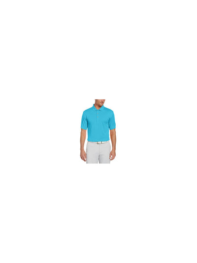 HYBRID APPAREL Mens Golf Blue Moisture Wicking Polo XXL