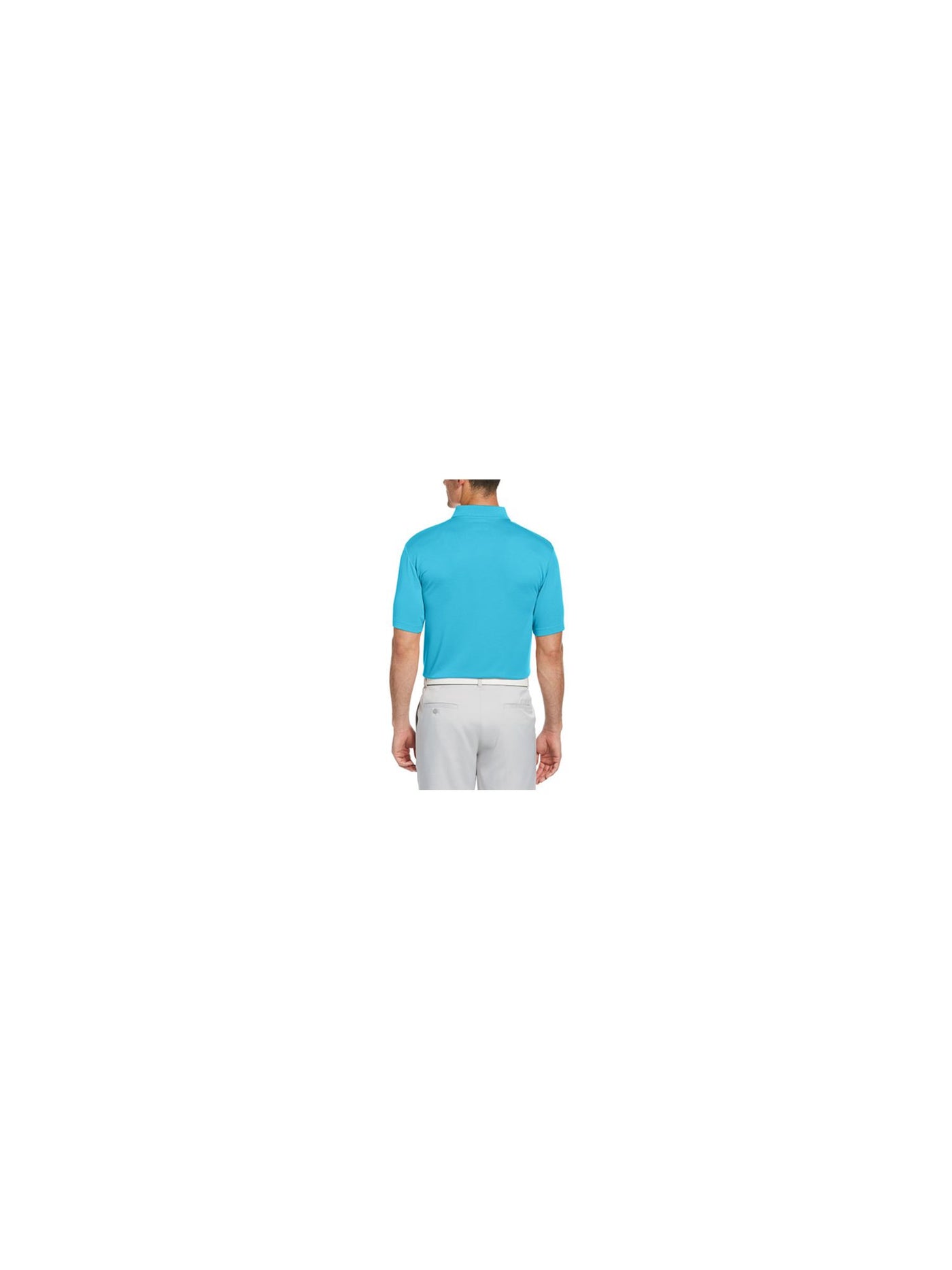 HYBRID APPAREL Mens Golf Blue Moisture Wicking Polo XXL