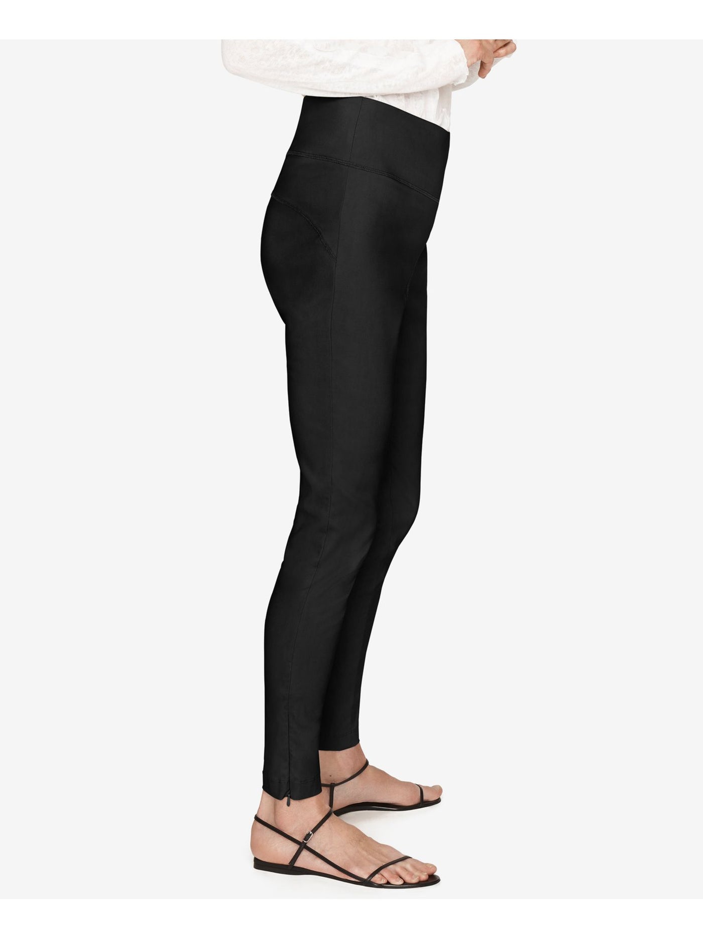B NEW YORK Womens Black Stretch Wear To Work Leggings M